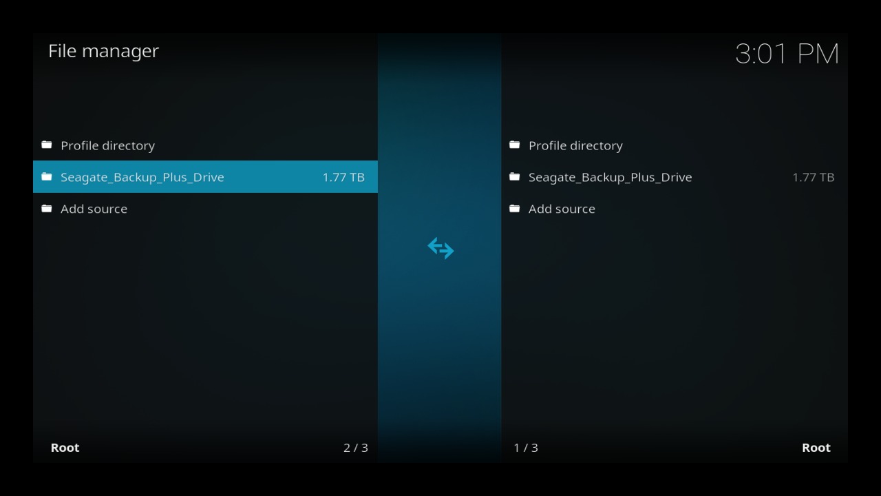 Kodi File manager